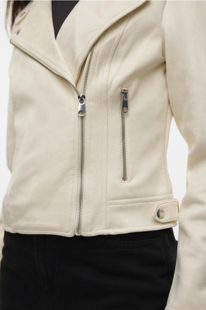 VMJOSE SHORT FAUX SUEDE JACKET GA N 10300938 BIRCH